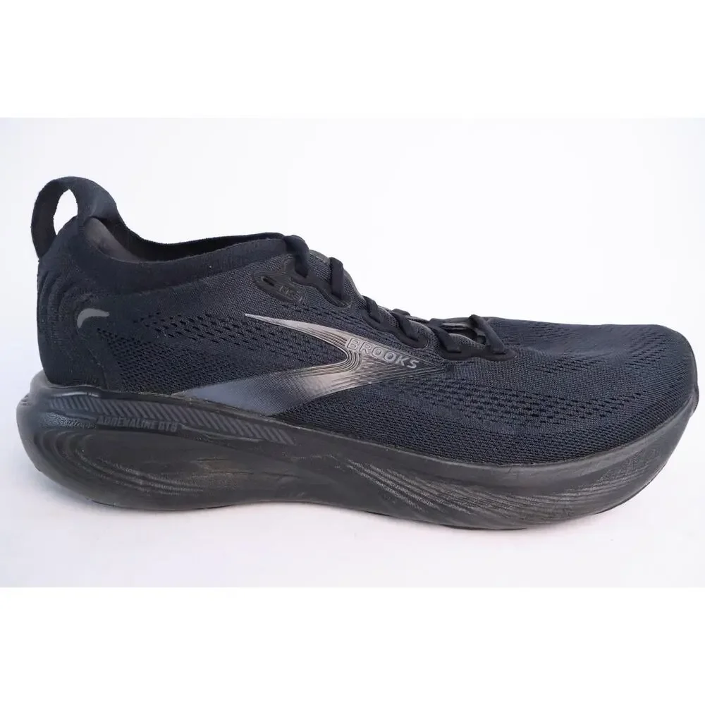 Brooks Adrenaline GTS 25 Mens Size 12.5 D Black Athletic Running Shoes #147